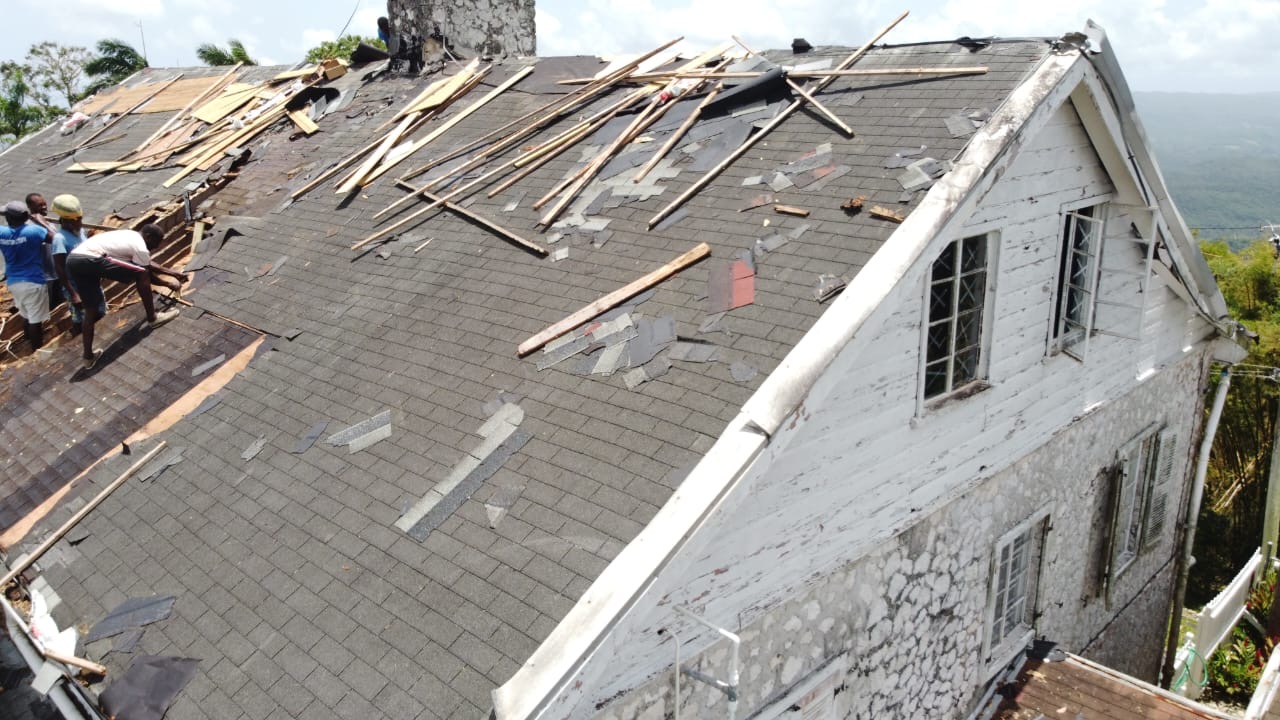 Hilltop Roof Strip & Repair — Equip Pro JA project in Jamaica
